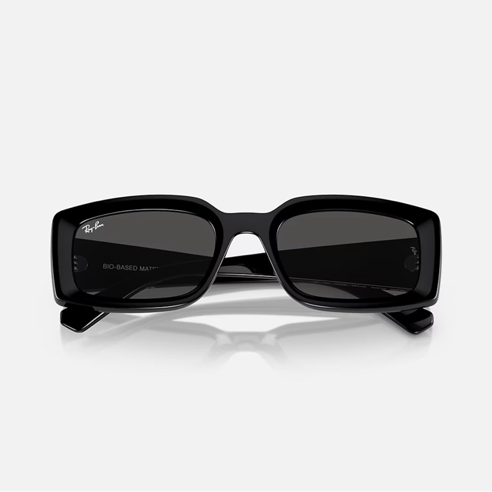 Ray-Ban Glossy Black Square Sunglasses